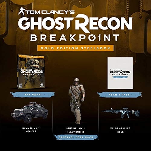 Tom Clancy's Ghost Recon Breakpoint Steelbook Gold Edition - Xbox One Ubisoft Ubisoft