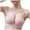 Pink, variant on Women'S Bras Full Figure Solid Basic Push Up Molded Wire-Free Seamless Armpit Fat Beauty Back Underwire Pink 85B