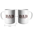 thumbnail image 4 of Best Dad Coffee Mugs 15 OZ Sublimation Mugs,Double-sided Printing Ceramic Cups Ceramic Mugs for Coffee,Tea,Hot Cocoa, 4 of 4