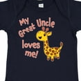thumbnail image 4 of Inktastic My Great Uncle Loves Me- Cute Giraffe Boys or Girls Baby Bodysuit, 4 of 5