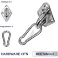 thumbnail image 2 of Sun Shade Sail Hardware Kit - 6 Inches - Super Heavy Duty - for Square and Rectangle Sun Shade Sail B, 2 of 5