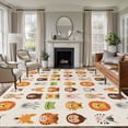 Cartoon Animals Area Rug 8x10 Washable Rug Non Slip Lion Tiger Monkey ...