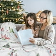 thumbnail image 2 of Throw Blanket 60"x50",Snowman Xmas Tree Winter Holiday Festival Blanket for Women Men,Soft Flannel Fleece Throw for Home Living Room Bed Chair Couch Decor, 2 of 6