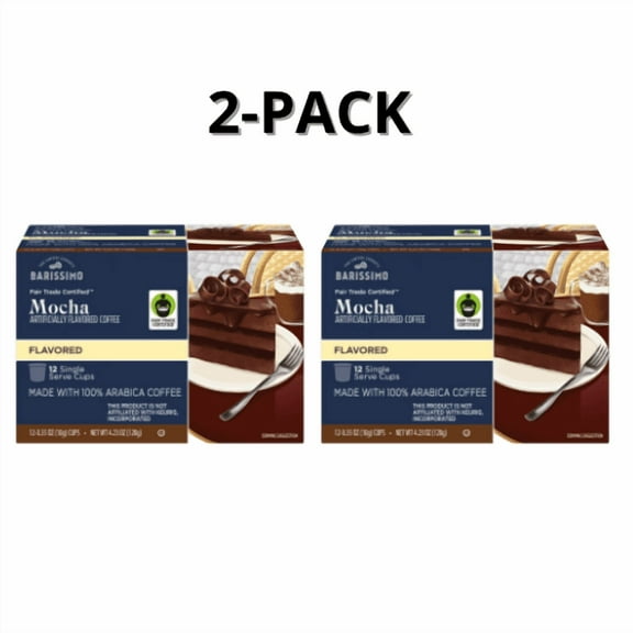 Barissimo Mocha Flavored Coffee Pods 2-Pack,4.23oz,12ct