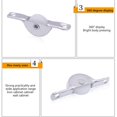 thumbnail image 5 of 25CM 10x ruedas de puerta corredera, rodillo deslizante de nailon, herrajes para muebles de cocina y dormitorio, 5 of 5