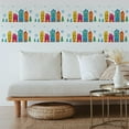 thumbnail image 7 of Layered House Painting Stencil 11.8x11.8inch Reusable Winter Pattern With Snowflake Snowman Christmas Tree - Plastic, 7 of 7