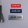 thumbnail image 2 of Signs ByLITA Basic Albums Sign (Red) - Large, 2 of 6