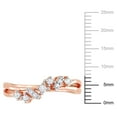 thumbnail image 3 of Everly Women's Diamond Rose Gold Plated Ring, 3 of 9
