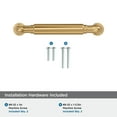 thumbnail image 4 of Amerock Coble 3-3/4 inch (96mm) Center-to-Center Champagne Bronze Cabinet Pull, 4 of 6