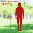 thumbnail image 3 of Homneer 1PC Unique Metal Wind Spinners, 11.8 inch Premium 3D Wind-Powered Kinetic Sculpture, Garden Windmill, Garden Art Outdoor Decor (Red), 3 of 6