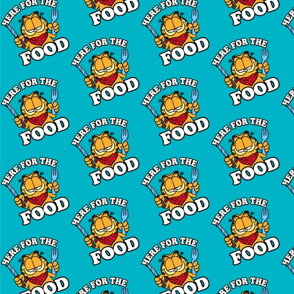Garfield Here for the Food Premium Roll Gift Wrap Wrapping Paper