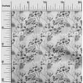 thumbnail image 2 of oneOone Rayon Gray Fabric Florals Sewing Craft Projects Fabric Prints By Yard 56 Inch Wide, 2 of 4