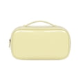 thumbnail image 2 of Large Pencil Case 2 Compartments, Clear Pen Pencil Pouch with Zipper, Multifunction Transparent Stationery Bag for Student College Office Teen Makeup Bag for Adults Travel (Beige), 2 of 9