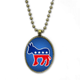 thumbnail image 1 of Estados Unidos el emblema del Partido Demócrata de burro Collar Colgante de cadena vintage Colección de joyas colgantes Unbranded M, 1 of 3