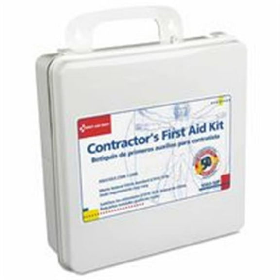 Contractors First Aid Kit in Plastic Case