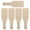 Khaki, variant on Viveous 5PCS Unfinished Wood Paddle Wood Board For Crafts Sorority Fraternity Home Decoration Pottery Tool