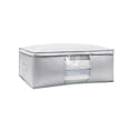 thumbnail image 1 of Bolsa de almacenamiento para edredones, contenedor para guardar ropa, edredones, cesta de almacenamiento, organizador con cremallera, manta, caja cúbi Gris XXL, 1 of 9