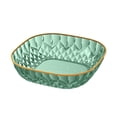 thumbnail image 1 of WRKEKC Clearance Diamond-Pattern Plastic Vegetable Tray - Drainable Kitchen Produce Basket (24x24x6.5cm), 1 of 7