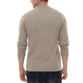 thumbnail image 7 of Puztloy Mens Sweater Sweatshirt Crewneck Cotton Men Clothing Winter Fall Soft Casual Classic Pullover with Ribbing Edge 2025, 7 of 7