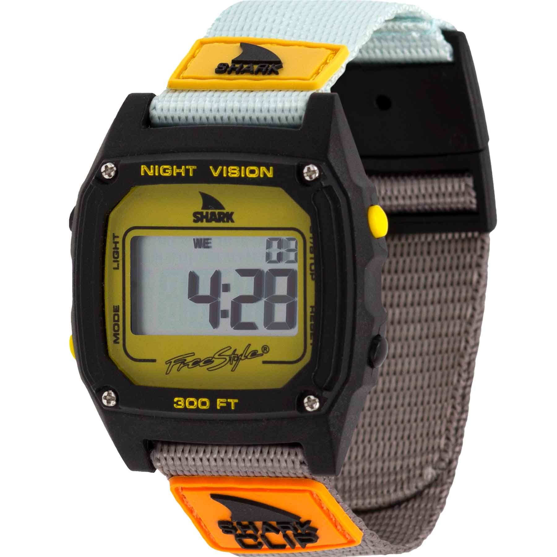 women's FS84861 Shark Clip Classic Retro Digital Watch Watch
