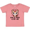 thumbnail image 3 of Inktastic Mimi and Papa Love Me Girls Grandchild Girls Baby T-Shirt, 3 of 5