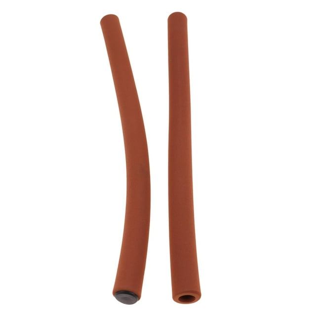 2 Pcs Poignées en Mousse Éponge pour Guidon de Vélo Marron