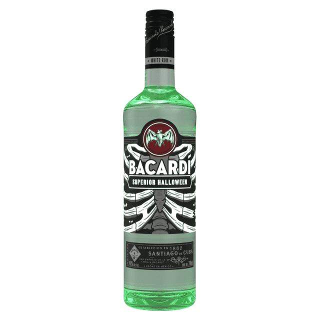 Pack de 12 Ron Bacardi Blanco Edición Halloween 2025 700 ml