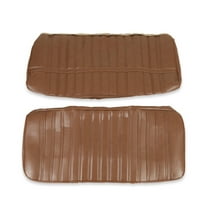 Brothers Trucks UP80V01DKSADDLE Front Bench Seat Cover - Madrid Vinyl - Saddle