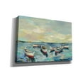 thumbnail image 2 of Epic Graffiti 'Coastal View of Boats' by Silvia Vassileva, Canvas Wall Art, 26"x18", 2 of 2