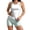 A-Green, variant on Two-Piece Tankini Swimsuits for Women Solid Color Sleeveless Modest Bathing Suit with Boyshorts Vacation Beach Swimwear