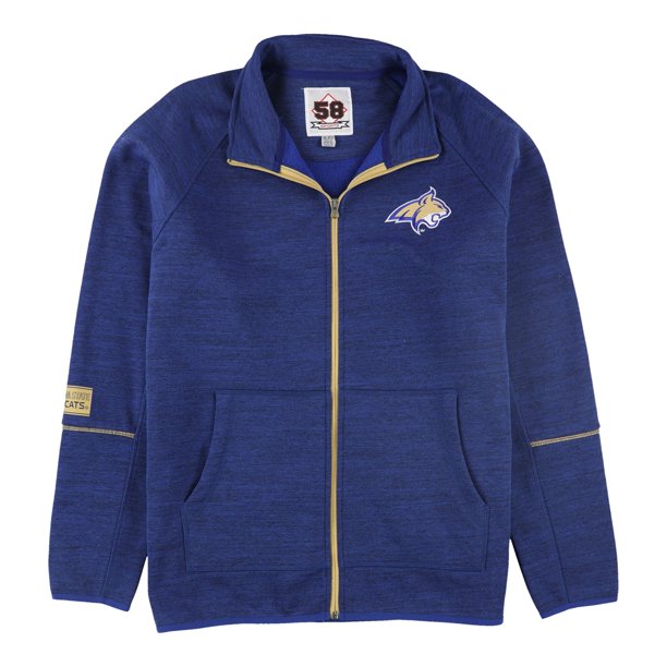58 Sports Mens Montana State Bobcats Sudadera, Azul, Mediano