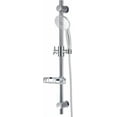 thumbnail image 3 of 28in. Adjustable Slide Bar with Integrated Soap Dish Chrome, 3 of 6
