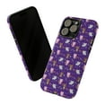 thumbnail image 2 of Purple Cat Lover iPhone 15 Case-iPhone Case-iPhone 14 Case-iPhone, 2 of 3