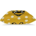 thumbnail image 3 of Summer Pillow Covers 18x18 Set of 2, Bumble bee Polka Dots Outdoor Decorative Throw Pillow Covers Yellow Honey Bee Holiday Cushion Case Linen Square Decor for Home Couch Sofa., 3 of 6
