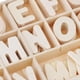 thumbnail image 4 of 20 Letras De Madera Sin Pintar 156 Letras Del Alfabeto AZ Con Bandeja De Almacenamiento Regalo Para Ni?os Sunnimix Letras de madera, 4 of 8