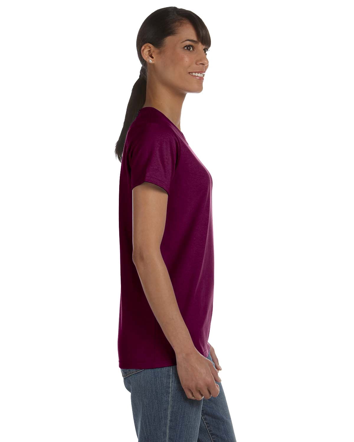 Womens 5.3 oz. Heavy Cotton Missy Fit T-Shirt 3 Pack