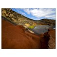 thumbnail image 2 of In El Golfo Lanzarote Spain Musk Pond - Impression sur Toile Seashore, 2 of 3