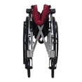 thumbnail image 3 of Silla De Ruedas Plegable Aluminio Ligera Todo Terreno Rojo Drive Medical 868, 3 of 9