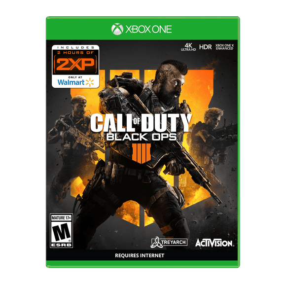 Call of Duty: Black Ops 4, Activision, Xbox One – Purchase the game to get 2XP – Only at Walmart