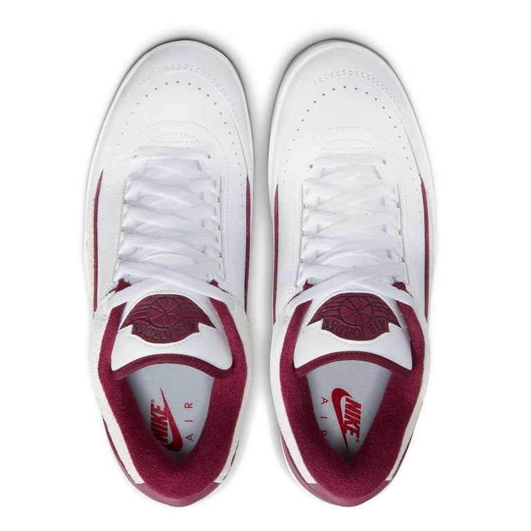 NEW NIKE AIR JORDAN 2 RETRO LOW WHITE AND CHERRYWOOD RED FASHION SNEAKERS Nike Air Jordan 2 Retro Low Cherrywood White Red DV9956-103  main image 3