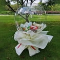 thumbnail image 3 of HEVIRGO 5Pcs Bobo Balloon Transparent Wide Application Plastic Super Large Bubble Balloon for Party,30Inch, 3 of 10