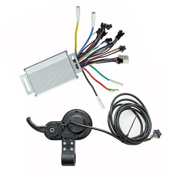 Yuarrent Controlador de scooter eléctrico con pantalla LCD 36V/48V Control de velocidad del motor universal Accesorios del kit de mantenimiento Bicicletas eléctricas