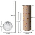 thumbnail image 5 of Ice Cream 20 Oz Skinny Tumbler with Lid and Straw - Double Wall Vacuum Insulated Tumbler- Insulated Travel Coffee Mug, 5 of 5