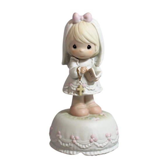 Precious Moments Figurine: 523682 This Day has Been Made in Heaven (6.5") Plays Amazing Grace