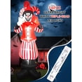 thumbnail image 4 of Replacement Air Blower for Inflatables .A Inflatable Air Fan Blower with Bright Colorful Projection Lamp LED Light &v/A Adapter for Halloween Christmas Inflatable Outdoor Decoratio, 4 of 7