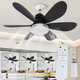 thumbnail image 3 of "Luz De Ventilador Led De 30 W, Foco De Ventilador De Techo C Malubero, Negro ", 3 of 5