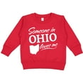 thumbnail image 2 of Inktastic Someone in Ohio Loves Me Toddler Sweatshirt, 2 of 4