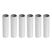 Uxcell 4'' Tall Chandelier Sleeves Base Holder Iron White 6Pcs