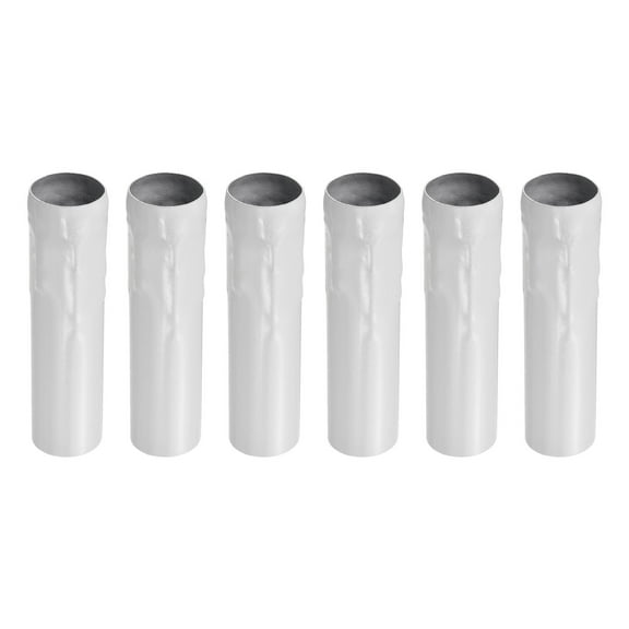 Uxcell 4'' Tall Chandelier Sleeves Base Holder Iron White 6Pcs