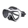 thumbnail image 3 of Gafas de natación para adultos grandes, cómodas de usar, sin fugas, de silicona profesional. Blanco, 3 of 9